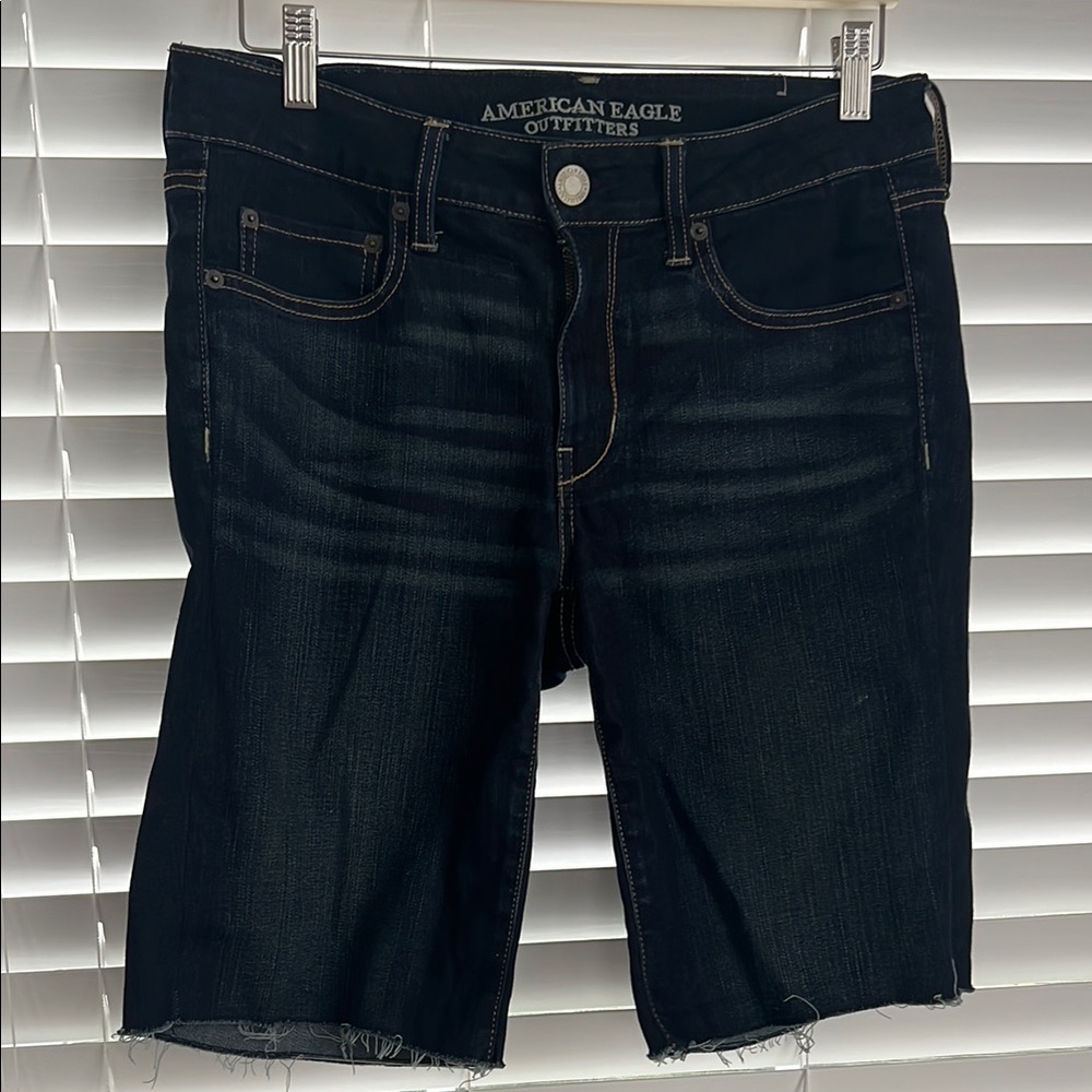 American Eagle Outfitters Women's Black Denim Shorts